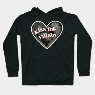 Kiss the Villain Heart Hoodie